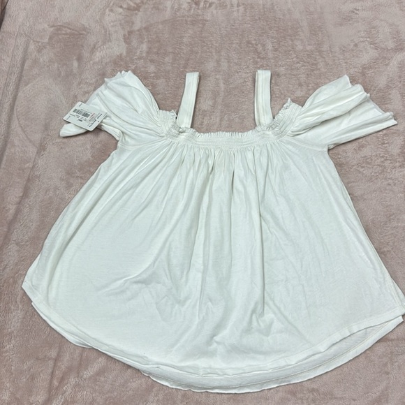 We The Free White Ruffled Tunic Relaxed Fit - Picture 4 of 6